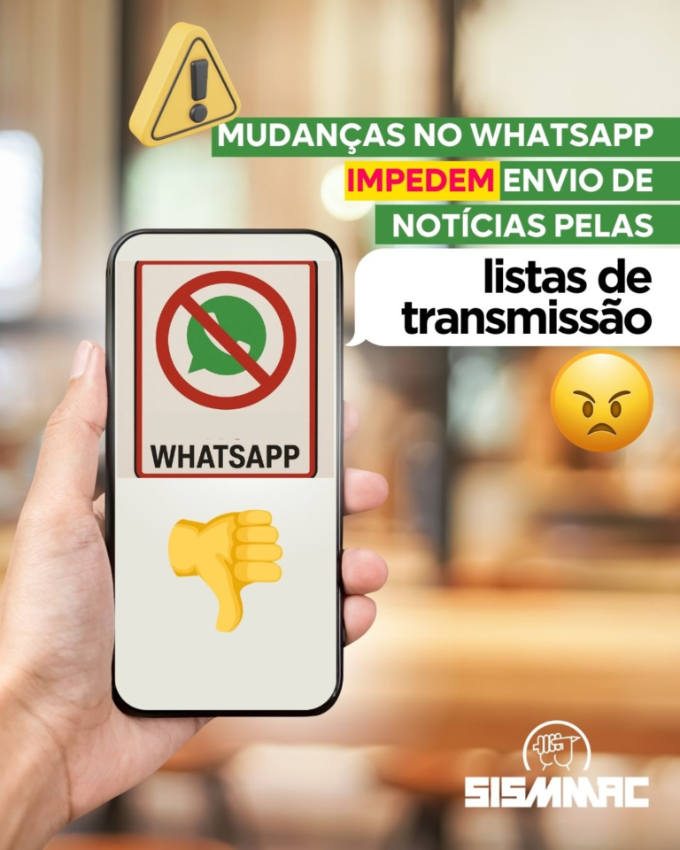 Mudanças no WhatsApp impedem envio de notícias pelas listas de transmissão